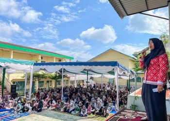 Wakil Wali Kota Pematangsiantar Herlina menghadiri dan mengapresiasi Peringatan Maulid Nabi Muhammad SAW 1447H⁠/Tahun 2025 di YP Tamsis 