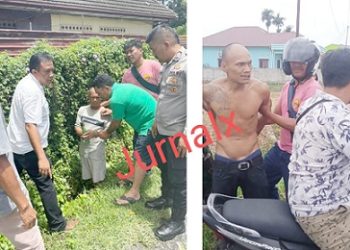 Kedua tersangka, RS alias Rokki dan ZS alias Zulhaidir saat ditangkap