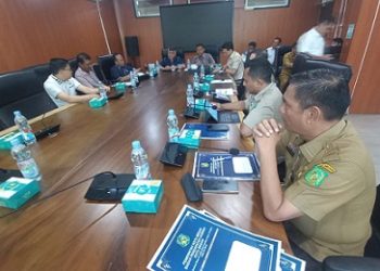 Komisi 3 DPRD Kota Medan saat RDP bersama Badan Pendapatan Daerah (Bapenda) Kota Medan.Foto Ist
