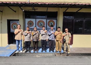 Wakapolres Kompol MP Pardede, SH menerima audiensi dari Panitia Pesta Puncak Tahun Transformasi dan Pesta Gotilon Gereja HKBP Kota Tanjungbalai
