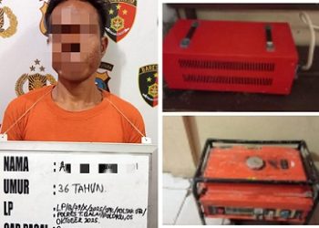Pelaku Curat, A dan barang bukti 