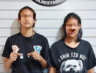 TP dan FK kakak-beradik yang ditangkap polisi. (Foto Ist)