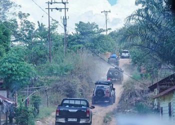 Off-road Gubernur Sumut Bobby Nasution. (Foto Ist)