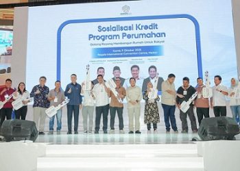 Menteri Perumahan dan Kawasan Permukiman (PKP) Maruarar Sirait saat acara Sosialisasi Kredit Program Perumahan di Regale International Convention Centre, Jalan Adam Malik, Medan. (Foto Ist)