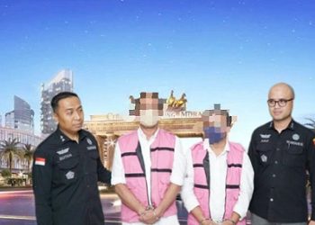 ASK mantan Kepala Kantor Wilayah BPN Sumut periode 2022–2024, dan ARL mantan Kepala Kantor BPN Kabupaten Deli Serdang periode 2023–2025 ditahan atas dugaan korupsi penjualan aset PTPN I kepada Ciputra Land. (Foto Ist)