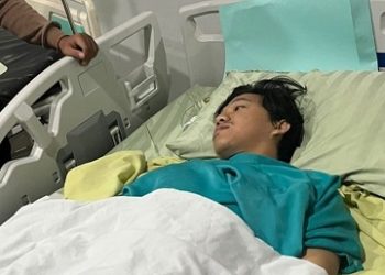 Mahasiswa UIN Faqih Darajatikorban begal berharap adanya perhatian Kapolrestabes Medan. (Foto Ist)