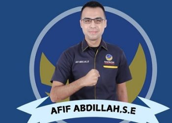 Ketua DPD Partai Nasdem Kota Medan, Afif Abdillah. (Foto Ist)
