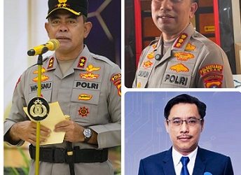 Kapolda Sumut, Irjen Pol Whisnu Hermawan Februanto, Kapolrestabes Medan Kombes Jean Calvijn Simanjuntak dan Ketua DPW Nasdem Iskandar. (Foto Ist)