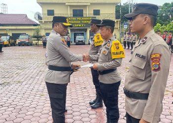 Kapolres Tanjungbalai AKBP Welman Feri, SIK, MIK pimpin peluncuran atau launching Program Perwira Samapta (Pamapta)
