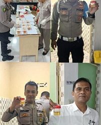 Personil Polres Tanjungbalai Pemeriksaan Psikologi dan Bebas Narkoba