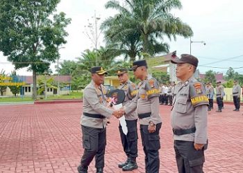Kapolres Simalungun Kapolres Simalungun AKBP Marganda Aritonang, S.H. S.I.K. M.M Pimpin Launching Pamapta