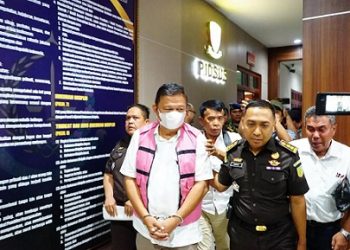 Kejati Sumut resmi menahan Direktur PT Nusa Dua Propertindo (NDP), Imam Subekti atas dugaan korupsi pejualan lahan PT PTPN I seluas 8.077 Hektar kepada PT Ciputra Land. (Foto Ist)