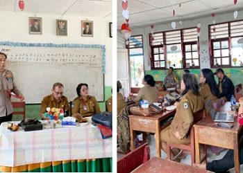 Personil Siwas AIPTU H. Simatupang sosialisasi Program Makan Bergizi Gratis (MBG) kepada para Kepala Sekolah