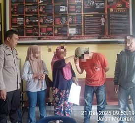 Piket Penjagaan bersama Bhabinkamtibmas selesaikan pertengkaran dengan problem solving