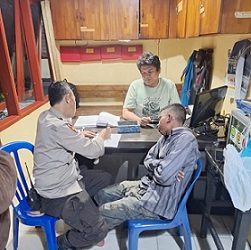 OHP diduga pelaku curat diamankan di Polsek Siantar Marihat