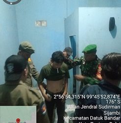 Satpol PP Tanjungbalai Bersama Tim Gabungan Amankan 25 Orang dan 1 WNA Suriah