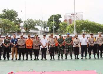 Kapolresta Bandara Soetta Kombes Pol Ronald Sipayung pimpin apel Apel Kesiapan Tanggap Darurat Bencana