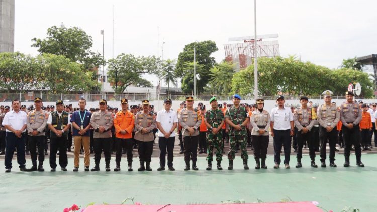 Kapolresta Bandara Soetta Kombes Pol Ronald Sipayung pimpin apel Apel Kesiapan Tanggap Darurat Bencana