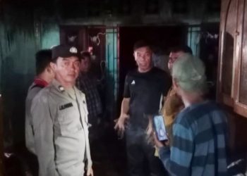 Kapolsek Bangun AKP Radiaman Simarmata pimpin cek TKP