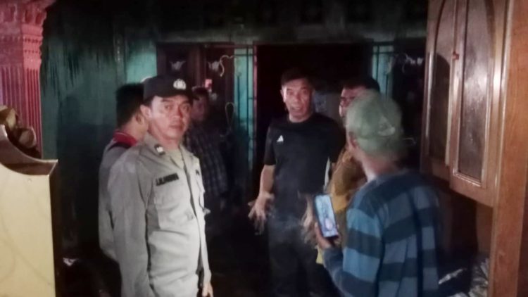 Kapolsek Bangun AKP Radiaman Simarmata pimpin cek TKP