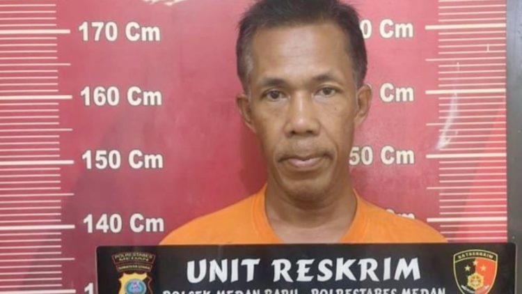 Pelaku pemalakan yang diamankan Polsek Medan Baru. (Foto Ist)