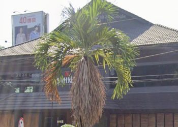 Bangunan eks Restoran Shinjuku Izakaya / Mantra Manado di Jalan S. Parman simpang Jalan K.H Zainul Arifin, Kelurahan Petisah Tengah, Kecamatan Medan Petisah. (Foto Ist)