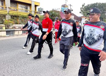 Wakil Wali Kota Tanjungbalai Muhammad Fadly Abdina Ikuti Jalan Santai Bersama