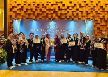 TP PKK Kota Tanjungbalai Raih Juara Umum Jambora PKK Tahun 2025 dan Bawa Pulang Piala Bergilir