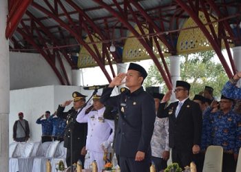 Wali Kota Tanjungbalai, Mahyaruddin Salim bertindak sebagai pembina upacara peringatan Hari Pahlawan Nasional Tahun 2025