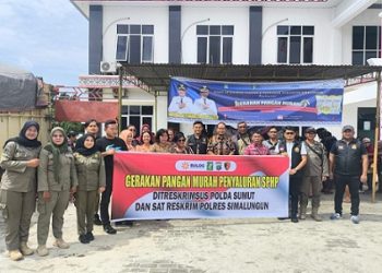 Sat Reskrim Polres Simalungun Bersama Satgas Pangan Gelar Operasi Pengawasan Harga Beras