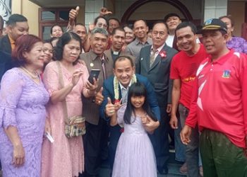 Walikota Tebing Tinggi Iman Irdian Saragih SE Hadiri Ulang Tahun GKPS Jalan SM Raja ke 73