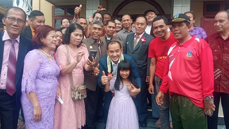 Walikota Tebing Tinggi Iman Irdian Saragih SE Hadiri Ulang Tahun GKPS Jalan SM Raja ke 73