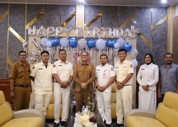 Wakil Wali Kota Tanjungbalai, Muhammad Fadly Abdina menerima audiensi dari Pengurus Purna Paskibraka Indonesia (PPI) Kota Tanjungbalai