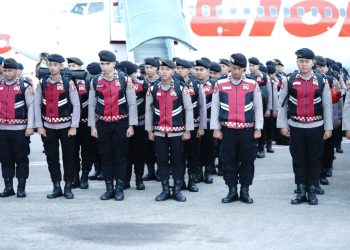 219 personel Mabes Polri diberangkatkan, Senin memperkuat upaya mitigasi dan respons pascabencana. (Foto Ist)