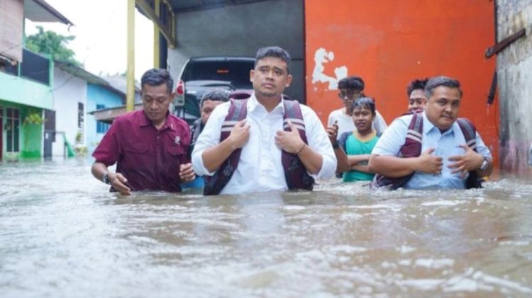 Gubsu Bobby Nasution dan Topan Ginting. (Foto Ist)