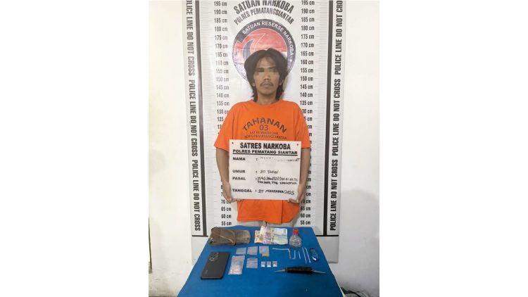 Tersangka JH alias Barat dan barang bukti