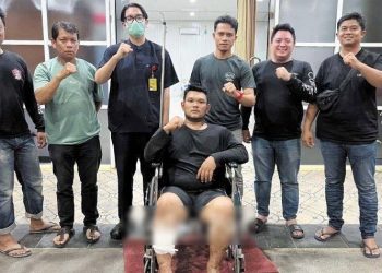 Pelaku pembegalan anak SD Bari Agung Laksana yang ditembak tim Polsek Medan Timur. (Foto Ist)