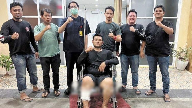 Pelaku pembegalan anak SD Bari Agung Laksana yang ditembak tim Polsek Medan Timur. (Foto Ist)