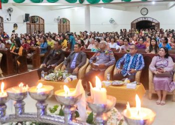 Wali Kota Pematangsiantar Wesly Silalahi SH MKn diwakili Kadishub Drs Daniel Hamonangan Siregar hadiri Perayaan Natal Oikumene Dinas Kesehatan Kota Pematangsiantar, di Gereja HKBP Siantar Kota