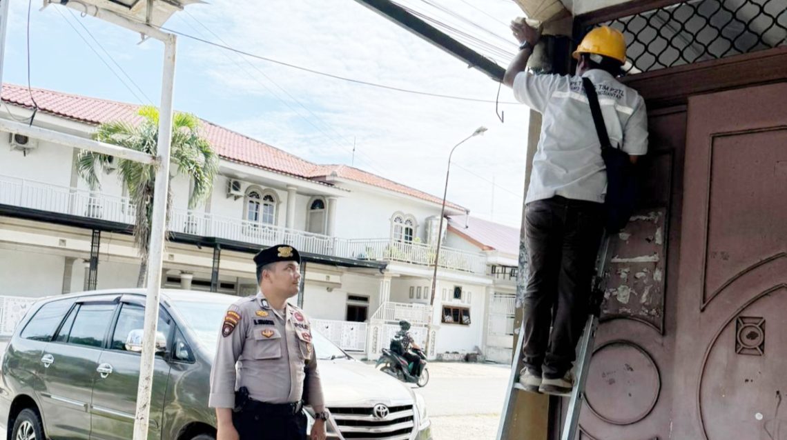 BRIGADIR Brian C. Simamora, SH pendampingan P2TL di pemukiman masyarakat Kelurahan Siopat Suhu