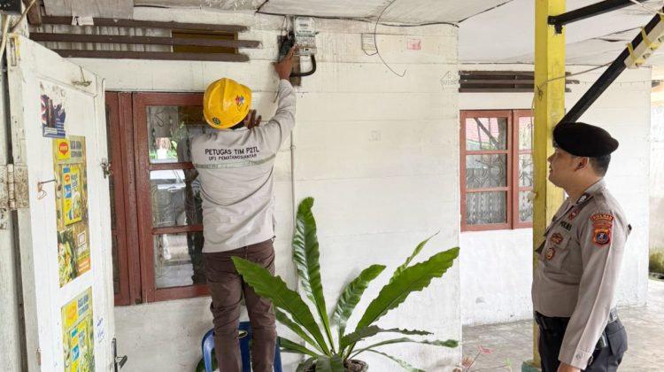 BRIGADIR Brian C. Simamora, SH pengamanan sekaligus pendampingan P2TL di Jalan Kabanjahe