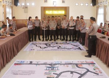 Polres Simalungun Gelar TFG Simulasi Operasi Lilin Toba 2025