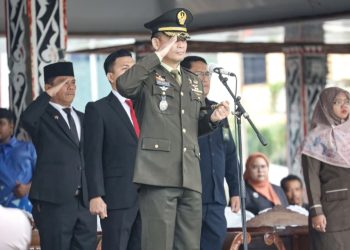 Dandim 0207/Simalungun Letkol Inf Gede Agus Dian Pringgana SSos MMAS MHan Irup Peringatan Hari Bela Negara ke 77