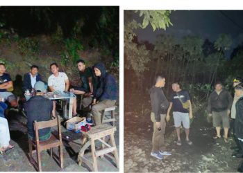 Kasat Resnarkoba AKP Irwanta Sembiring SH. MH patroli rutin di Gang Pulo Kumba