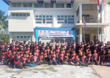 Kasat Lantas.Polres Tanjungbalai AKP Demonstar, SH, MH Narasumber Jambore Pramuka 2025