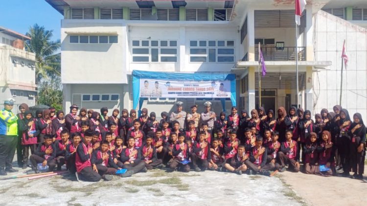 Kasat Lantas.Polres Tanjungbalai AKP Demonstar, SH, MH Narasumber Jambore Pramuka 2025