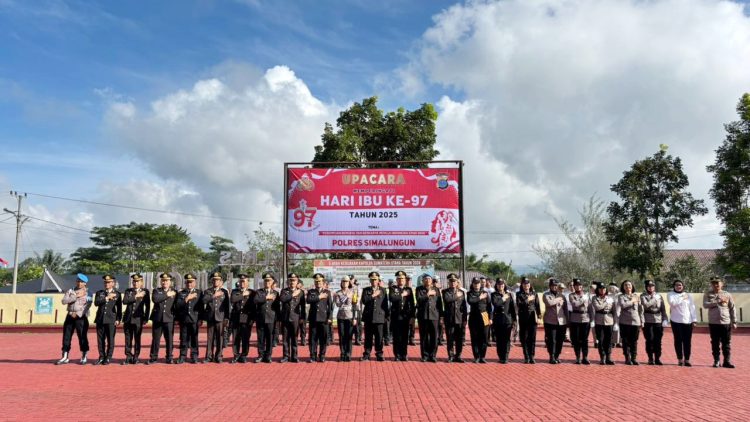 Polres Simalungun Gelar Upacara Hari Ibu ke 97 Tahun 2025
