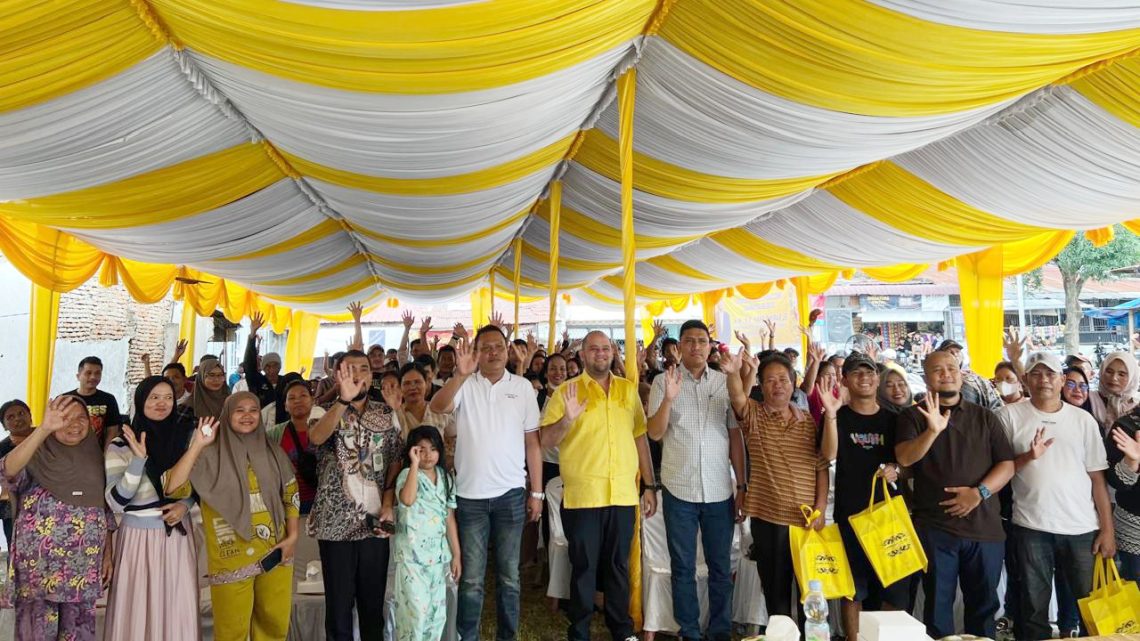 Anggota DPRD Kota Medan, El Barino Shah SH MH Reses IV masa persidangan I Tahun Sidang 2025-2026 TA 2025 sesi ke II di Jl Tangguk Bongkar I, Lingkungan 2, Kelurahan Tegal Sari Mandala 2, Kecamatan Medan Denai (Foto Ist)