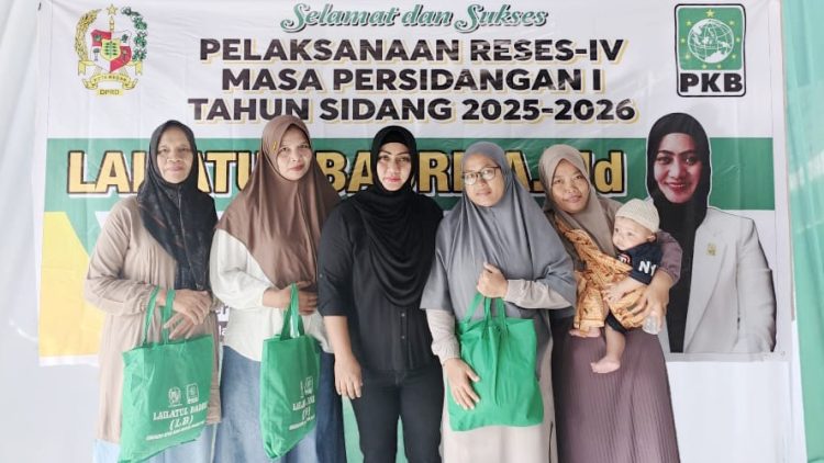 Anggota DPRD Kota Medan Lailatul Badri saat pelaksanaan Reses  IV Masa Sidang I Tahun Sidang 2025-2026. (Foto Ist)