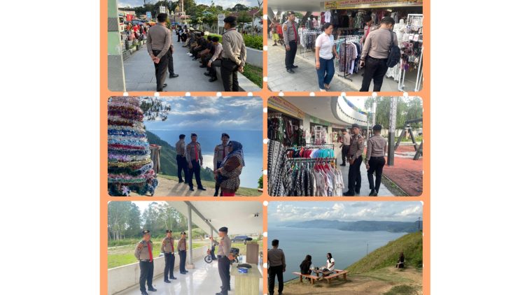 Sat Pam Obvit Polres Simalungun Perketat Pengamanan di Parapat